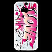 Coque HTC One M8s Love graffiti 2