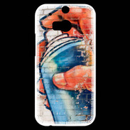 Coque HTC One M8s Bombe graffiti