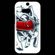 Coque HTC One M8s Graffiti Bombe de peinture 5