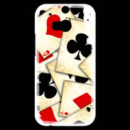 Coque HTC One M8s Carte de poker vintage 50
