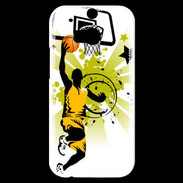 Coque HTC One M8s Basketteur en dessin