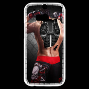 Coque HTC One M8s Boxeur bionique