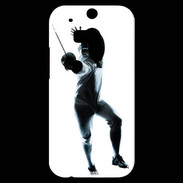 Coque HTC One M8s J'aime l'escrime