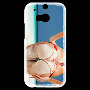 Coque HTC One M8s Belle fesse sur la plage