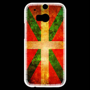 Coque HTC One M8s Drapeau Basque Vintage