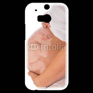 Coque HTC One M8s Femme enceinte avec bébé dans le ventre
