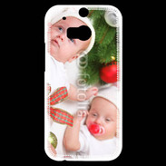 Coque HTC One M8s Jumeaux Noêl