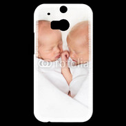 Coque HTC One M8s Duo de bébés qui dorment 2