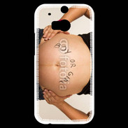 Coque HTC One M8s Femme enceinte ventre 