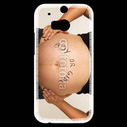 Coque HTC One M8s Femme enceinte ventre 