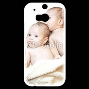 Coque HTC One M8s Jumeaux bébés