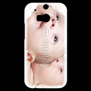 Coque HTC One M8s Têtes jumeaux