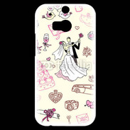 Coque HTC One M8s Thème mariage 1