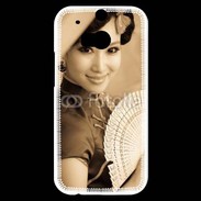 Coque HTC One M8s Femme japonaise glamour 1