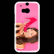 Coque HTC One M8s Femme asie glamour 2