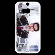 Coque HTC One M8s Homme asiatique businessman ligoté glamour