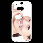Coque HTC One M8s Femme asiatique glamour et souriante