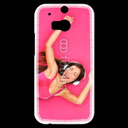 Coque HTC One M8s Femme asiatique glamour qui danse