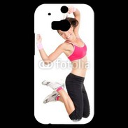 Coque HTC One M8s Femme asie sportive