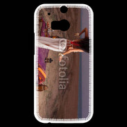 Coque HTC One M8s Danseuse orientale dune désert