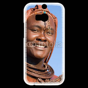 Coque HTC One M8s Femme tribu afrique
