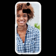 Coque HTC One M8s Femme afro glamour