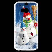 Coque HTC One M8s Bonhommes de neige