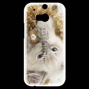 Coque HTC One M8s Chat Noël