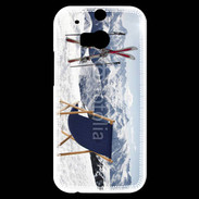 Coque HTC One M8s transat et skis neige