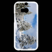 Coque HTC One M8s Route enneigée