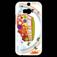 Coque HTC One M8s Flower power