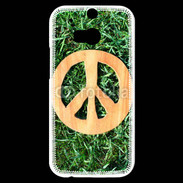 Coque HTC One M8s Paix et herbe