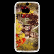 Coque HTC One M8s Girls Hippie