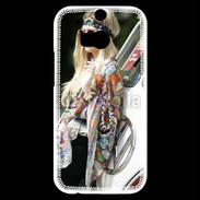 Coque HTC One M8s Flower power 5