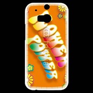 Coque HTC One M8s Flower power 4