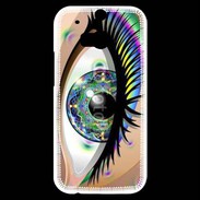 Coque HTC One M8s Œil hippie