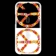Coque HTC One M8s Symbole de la paix Hippie