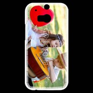 Coque HTC One M8s Jeune couple hippie