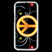Coque HTC One M8s Gold hippie