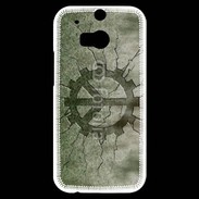 Coque HTC One M8s Symbole de la paix brisé