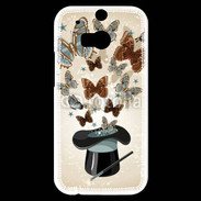 Coque HTC One M8s Papillons magiques