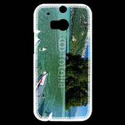 Coque HTC One M8s Barques sur le lac d'Annecy
