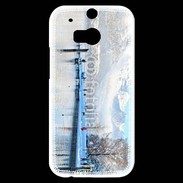 Coque HTC One M8s Le Lac d'Annecy en hvier