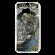 Coque HTC One M8s Pont médiéval sur l'Ardèche