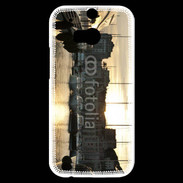 Coque HTC One M8s Port de cannes au couché de soleil