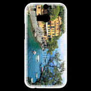 Coque HTC One M8s Baie de Portofino en Italie