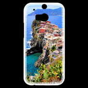 Coque HTC One M8s Village de Vernazza en Italie