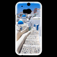 Coque HTC One M8s Village sur l'Île de Santorini en Grêce