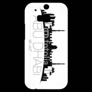 Coque HTC One M8s Bienvenue à Abu Dhabi 3