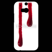 Coque HTC One M8s Gouttes de sang